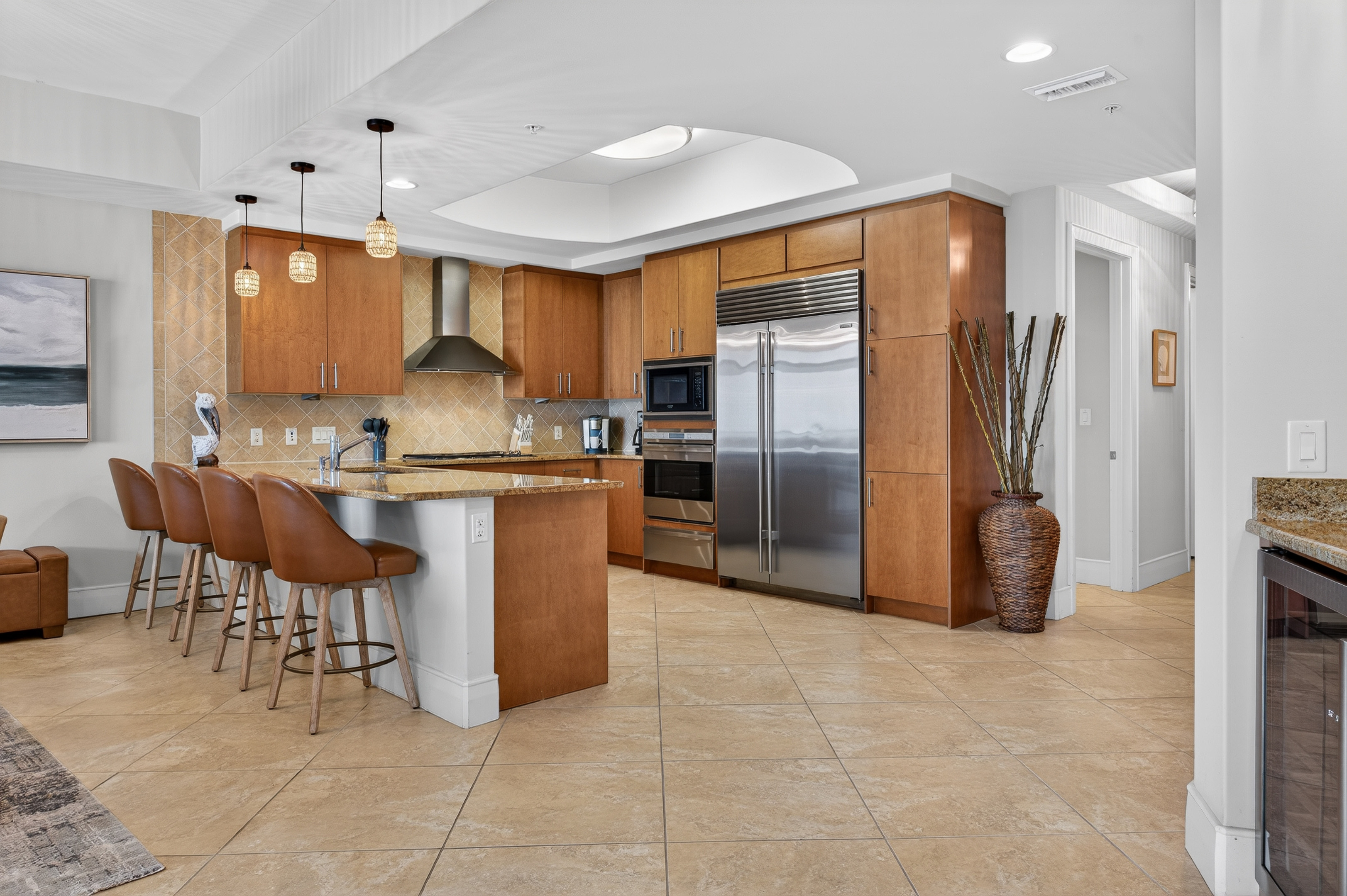 Kitchen and bar seating