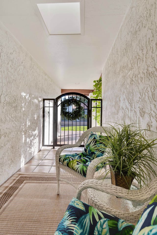 Private front patio to enjoy