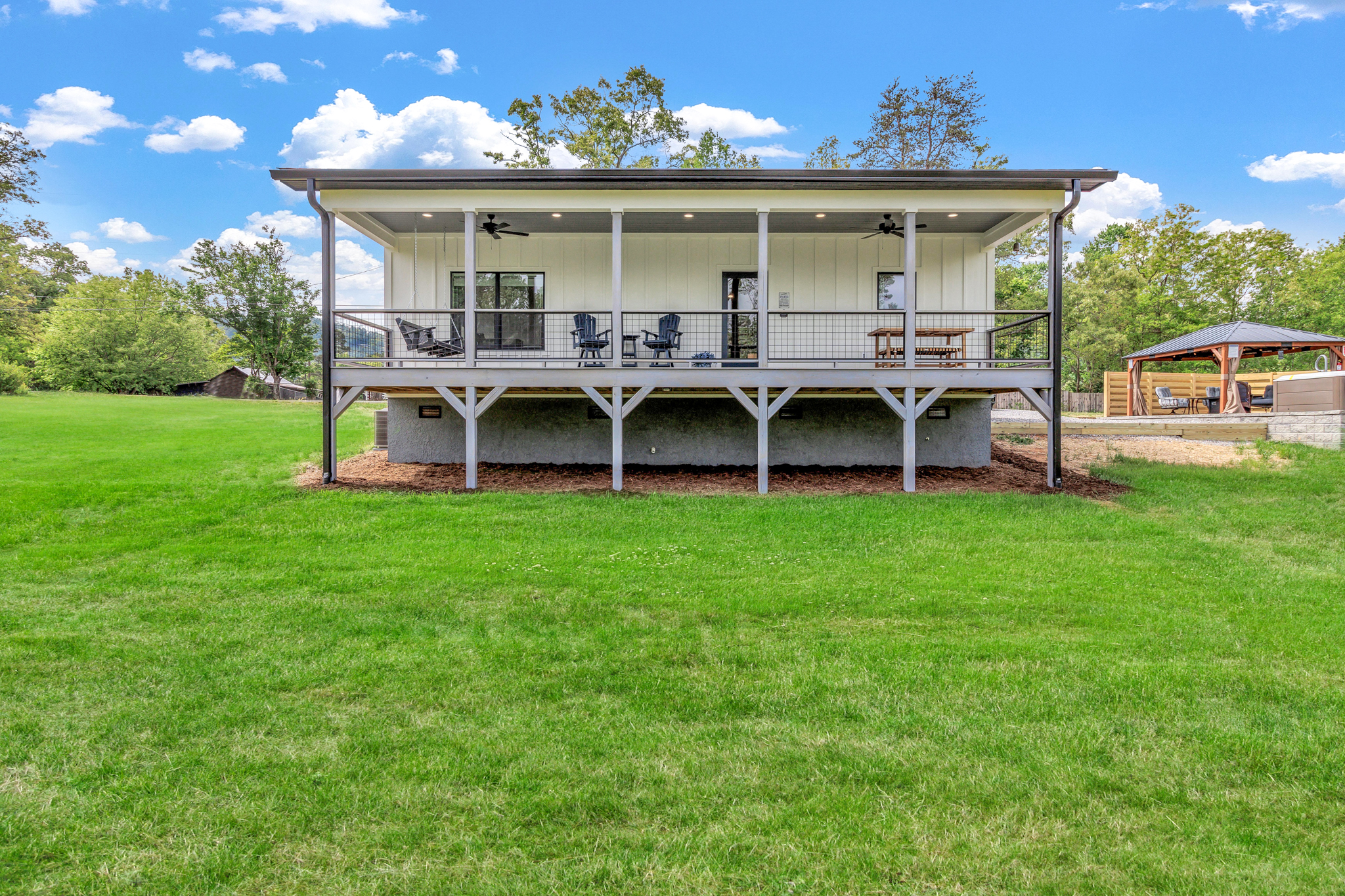 Back view of House