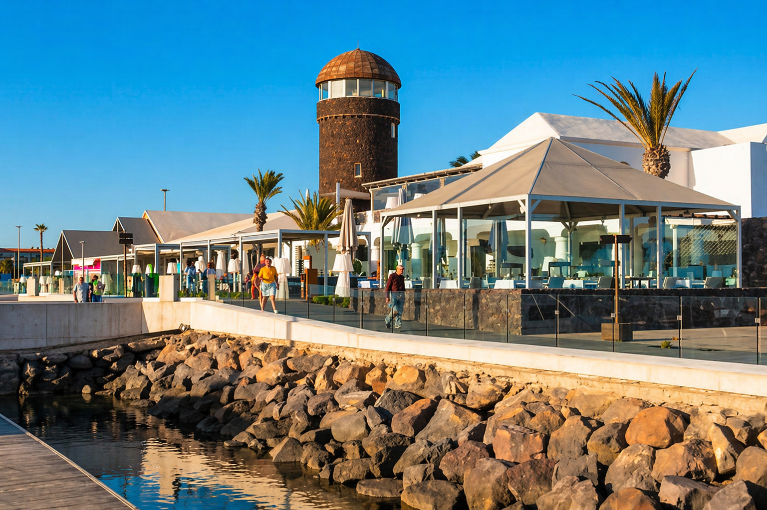 Stroll along the marina promenade and enjoy restaurants, ocean views, and a relaxed coastal atmosphere.