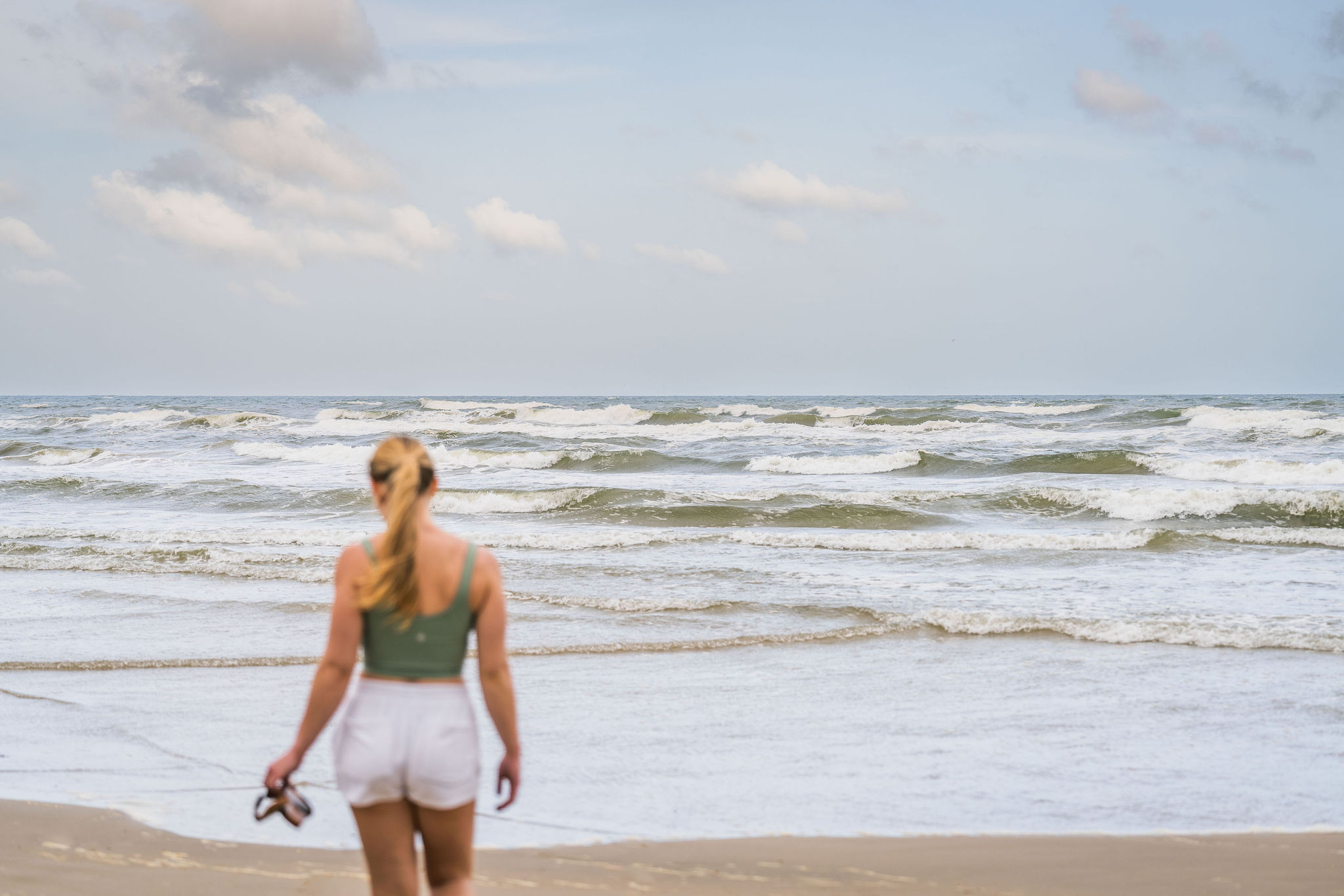 Hit the water — Gulf waves, soft sand, room to spread out.