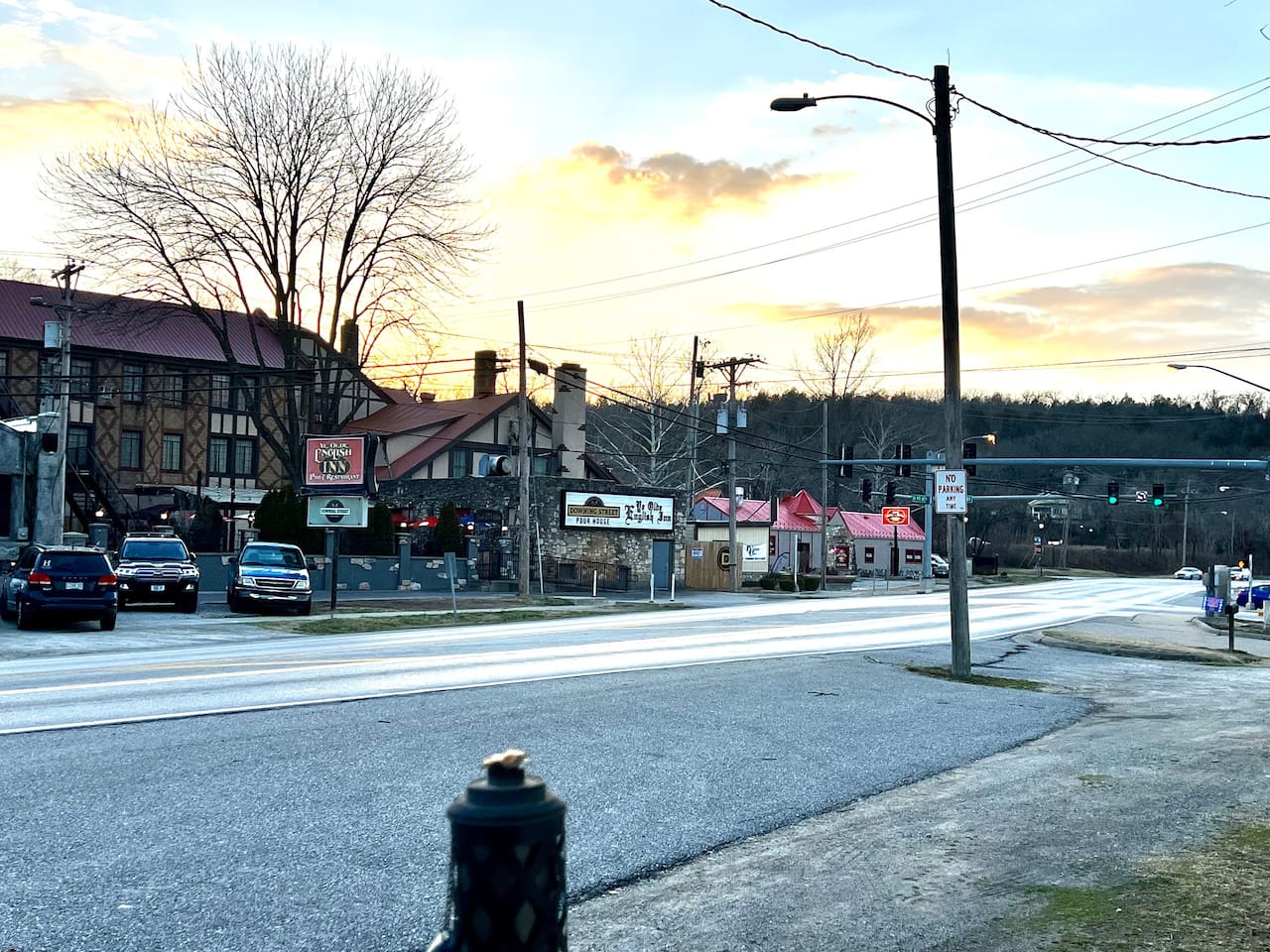 Right across the street from historic Downing Street