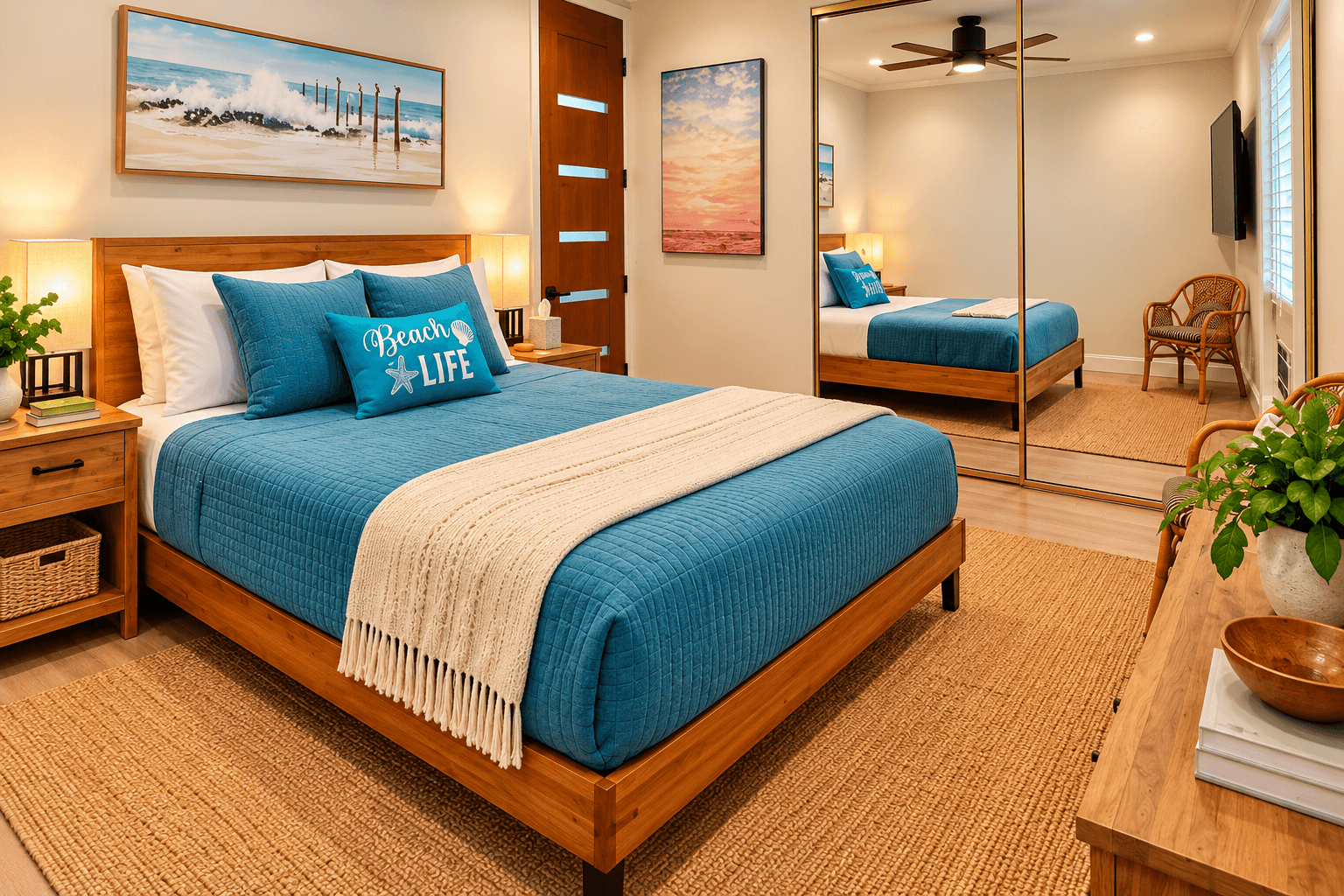 Air-conditioned bedroom