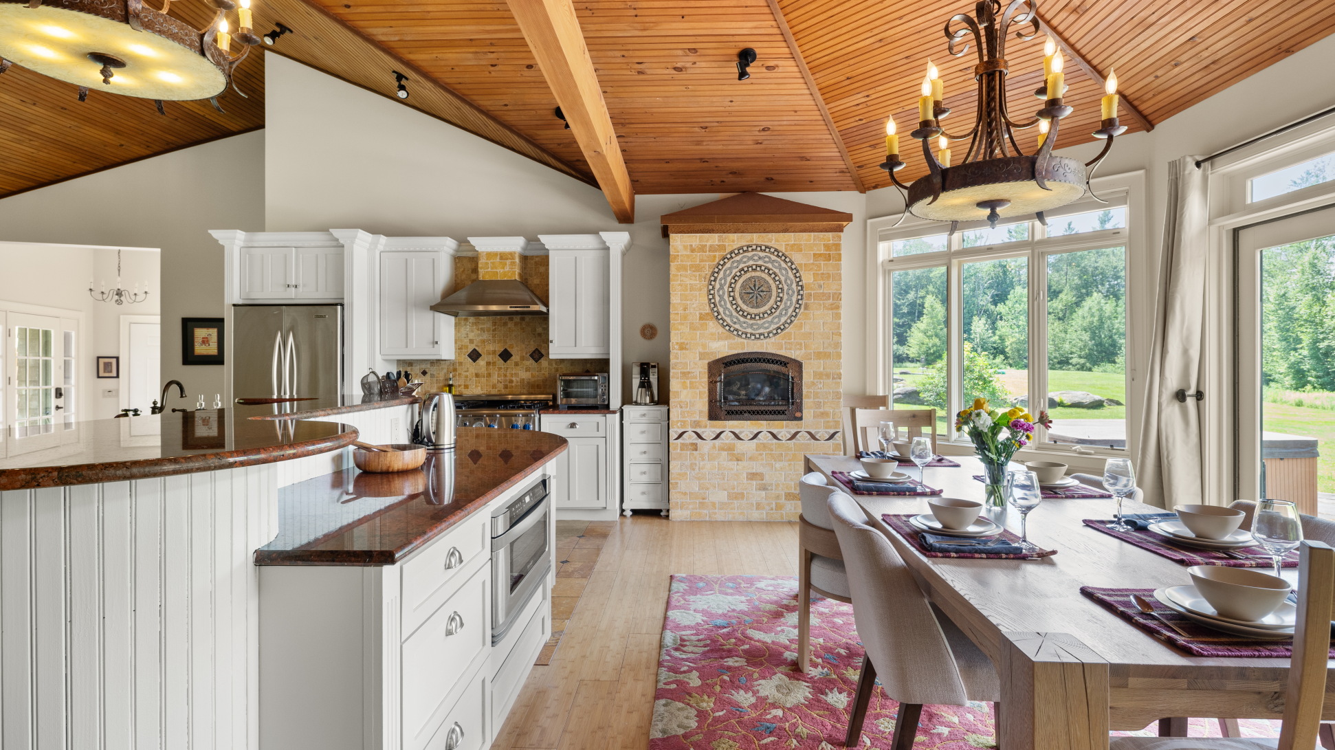Fully stocked kitchen