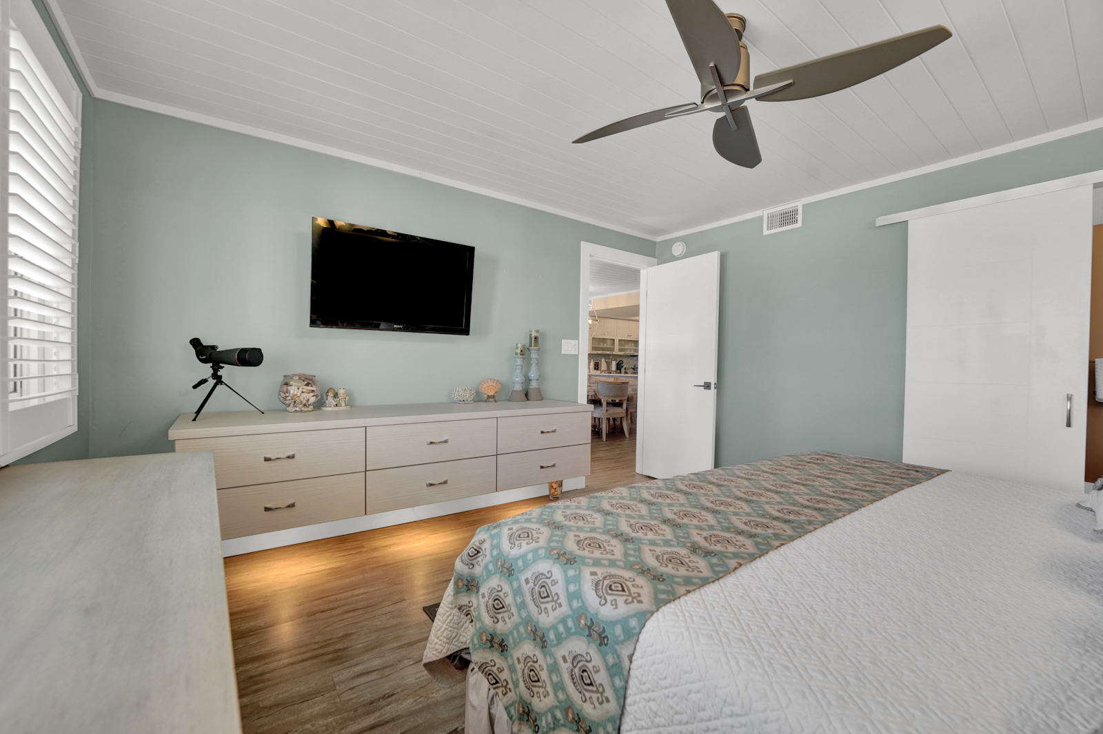 Master Bedroom with Smart TV