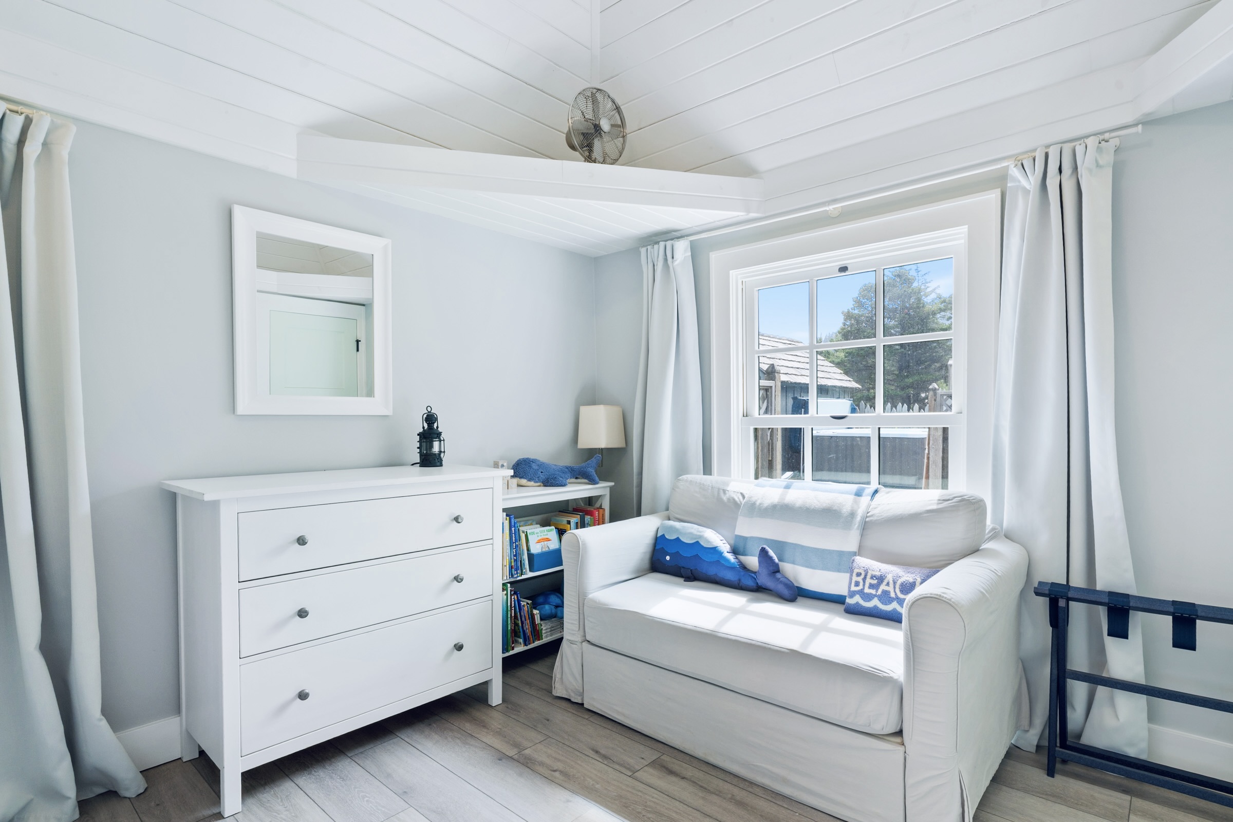 NAUTICAL BEDROOM  pullout loveseat for children - not a full size sleeper sofa