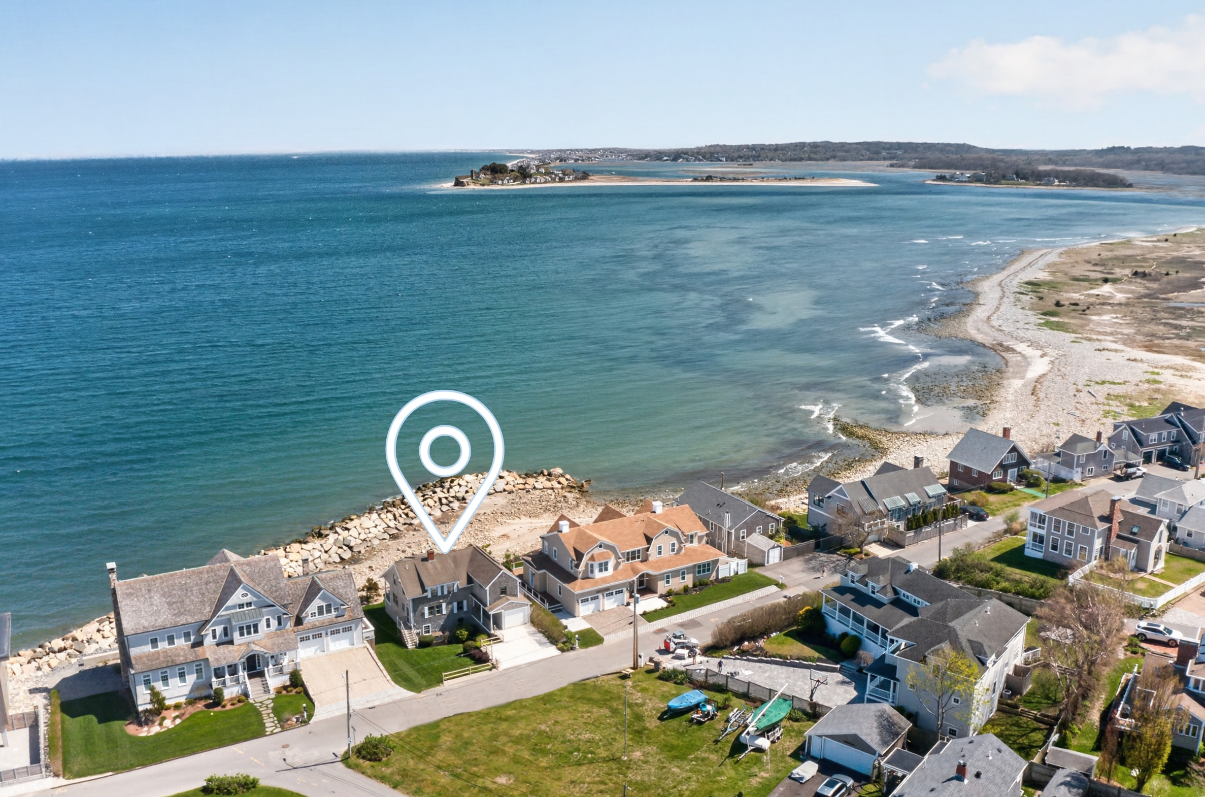 Stunning from above—our home meets the endless sea. ✨