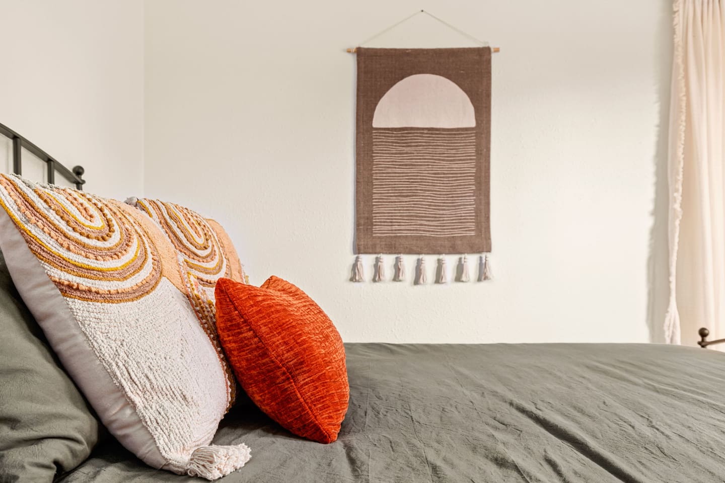 Warm and inviting colors are prominent throughout the house to give you ample space to relax and enjoy your stay.