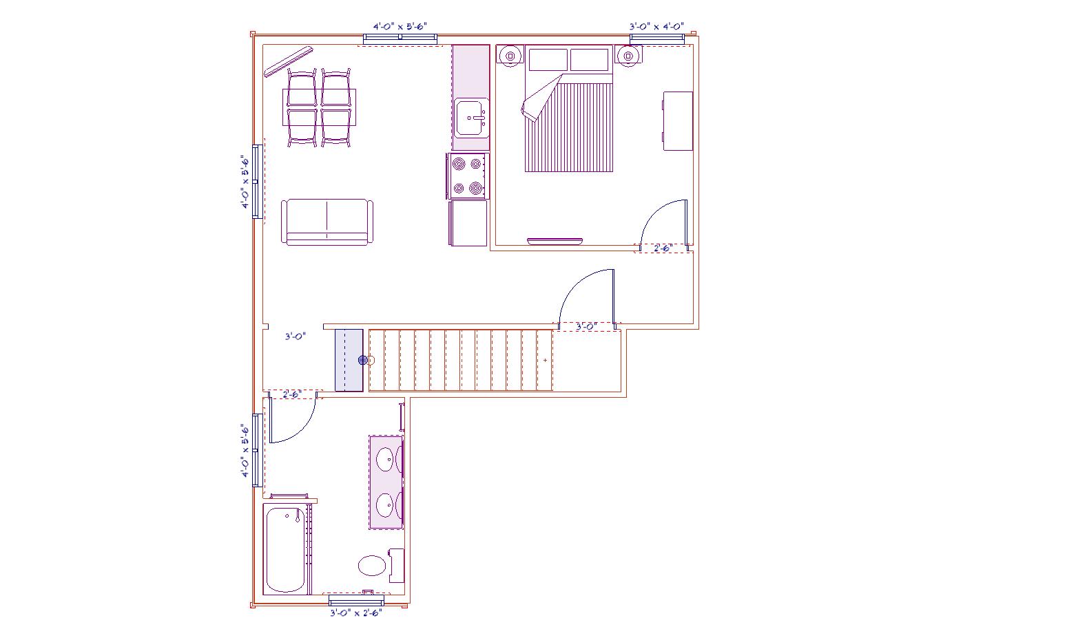 Creamery Apt 1 floor plan
