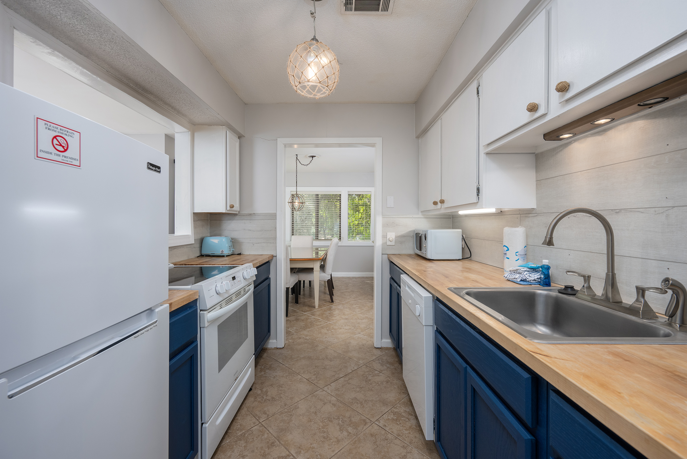 View to dining room from the kitchen