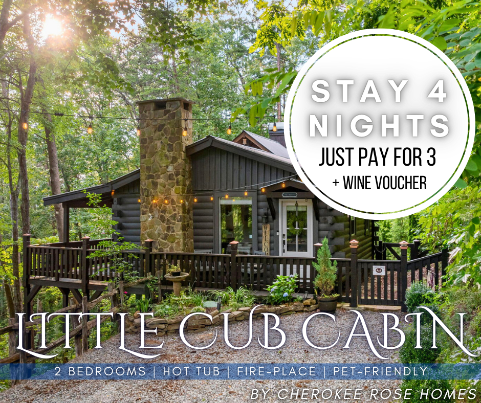 Stay 4 nights and pay for only 3. Valid for stays through April 2026. Send us a message to learn more.