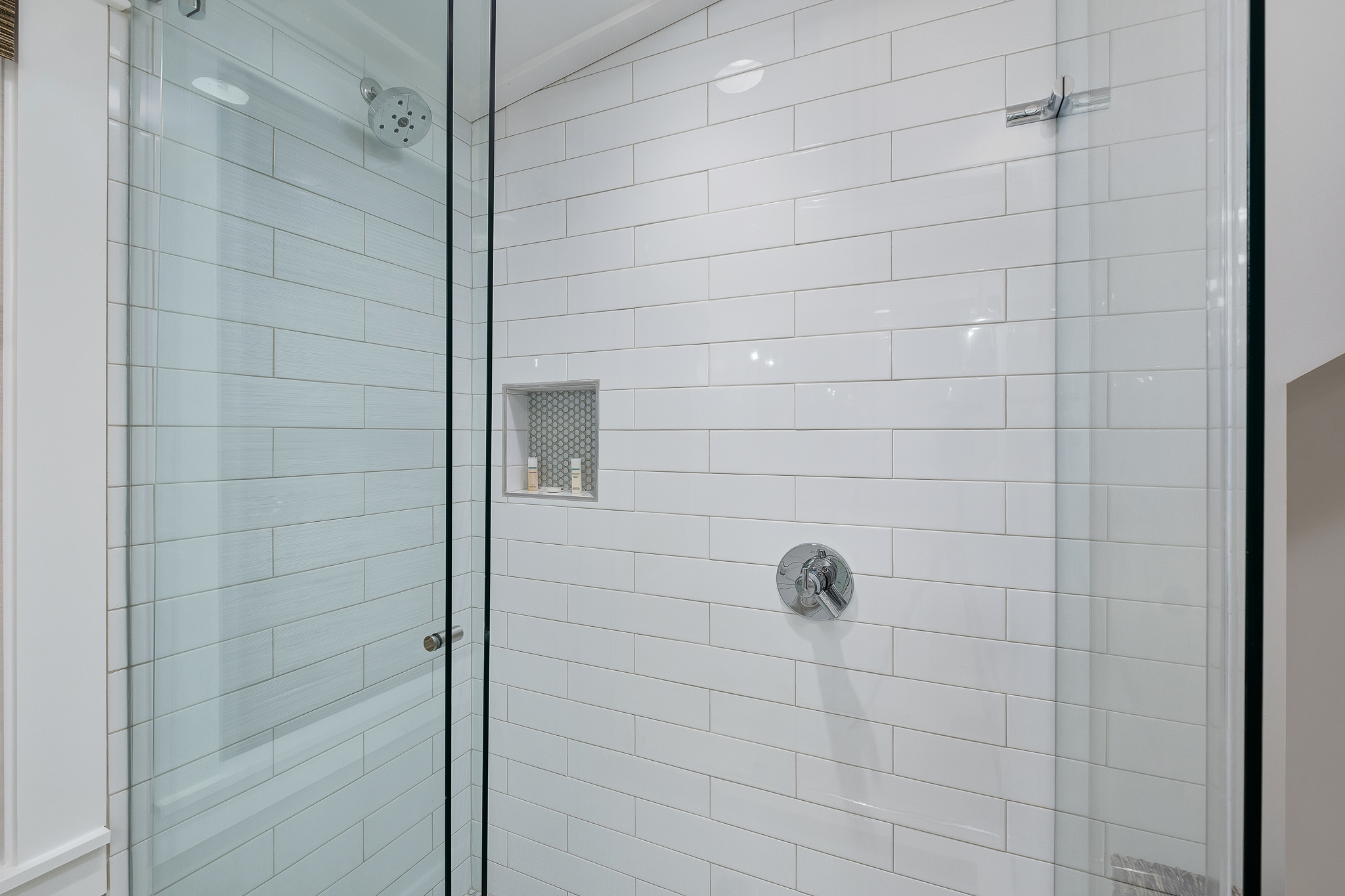 Large walk in shower in 3rd full bathroom.