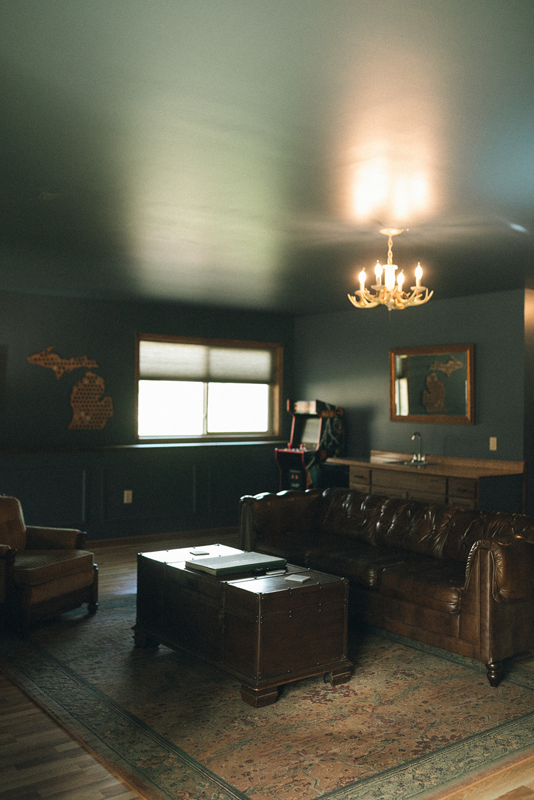 Arcade game and Couch