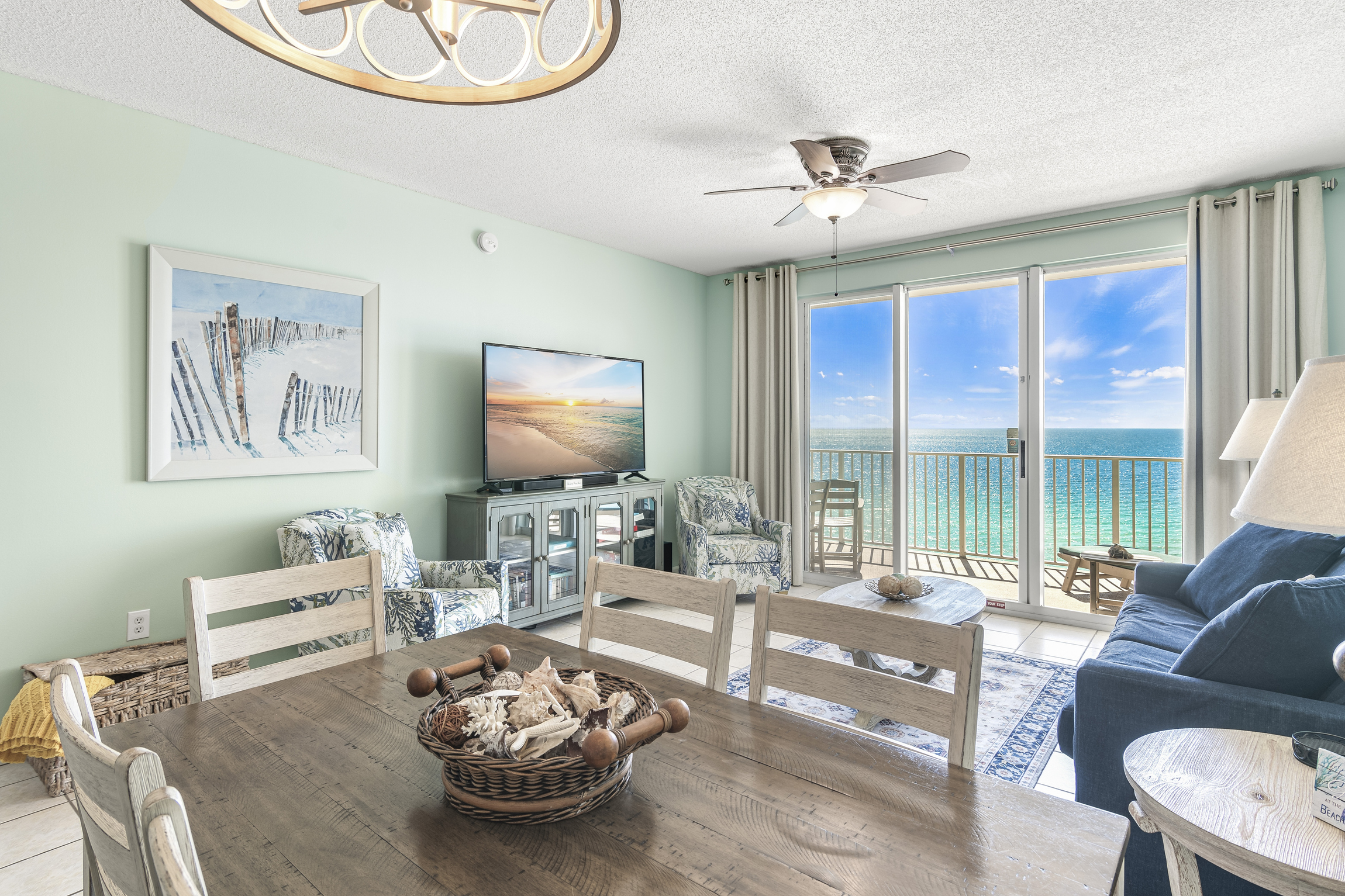 Gulf view dining for 6!