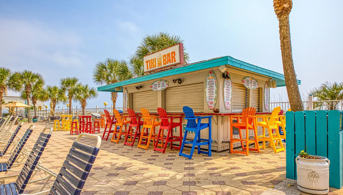 Poolside Tiki Hut