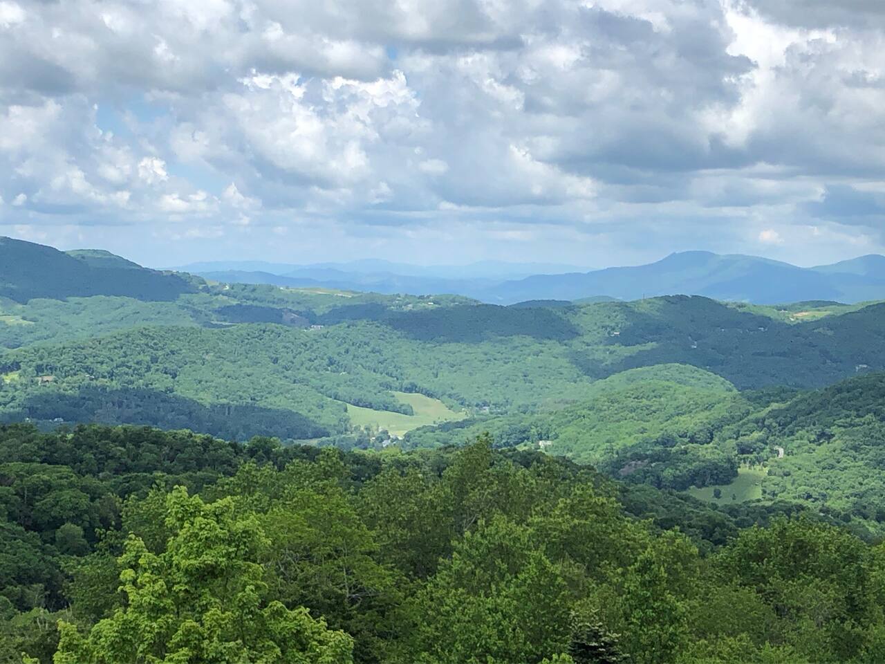 Balcony view in Summer