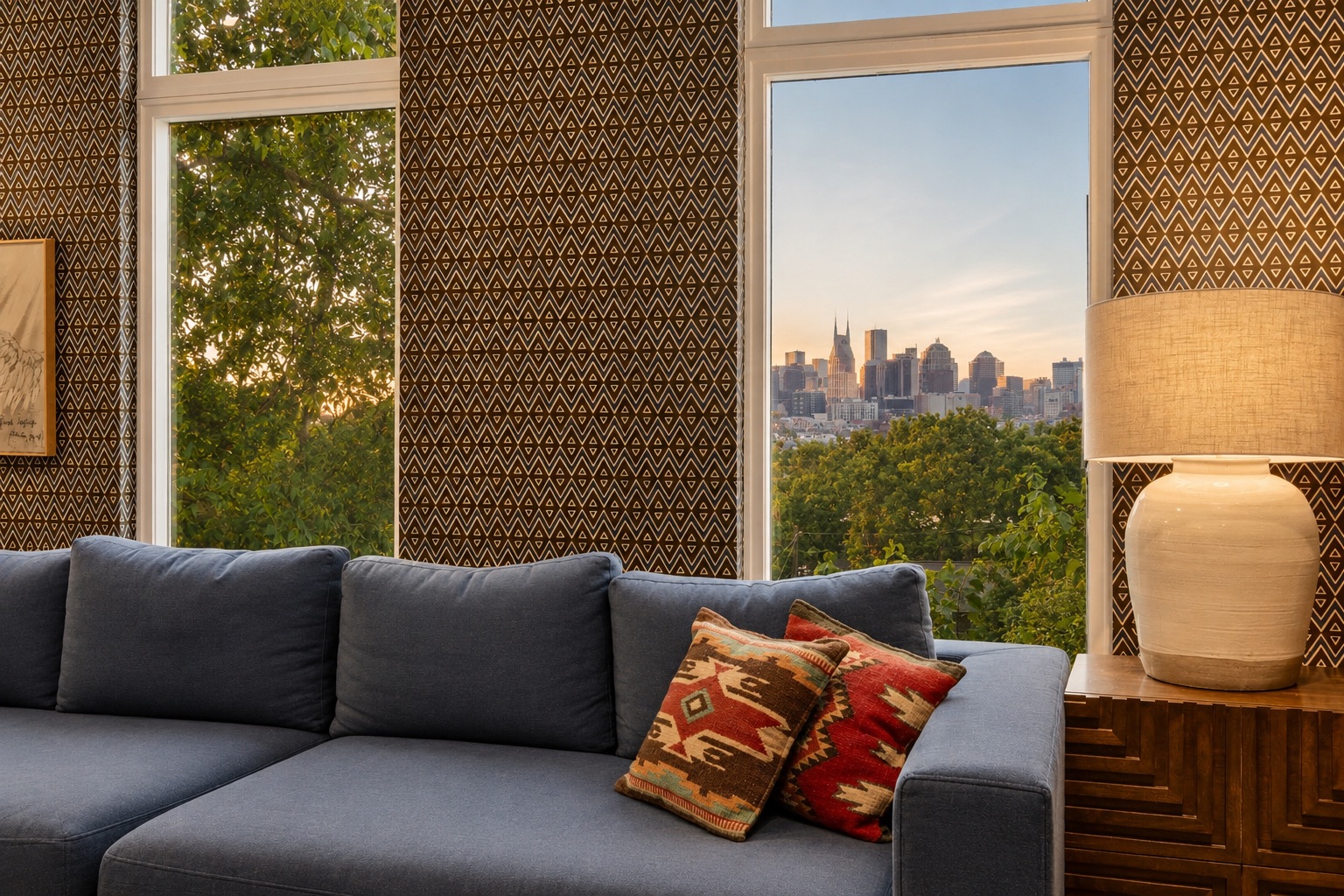 Beautiful Nashville views from this amazing bonus room.