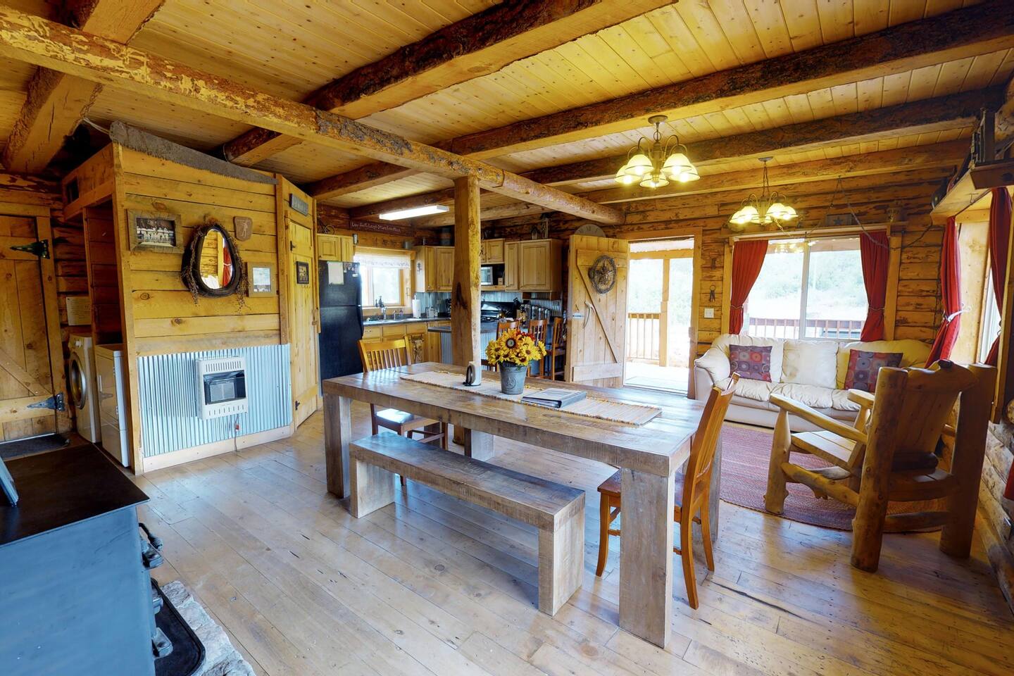 Another view of the dining area.