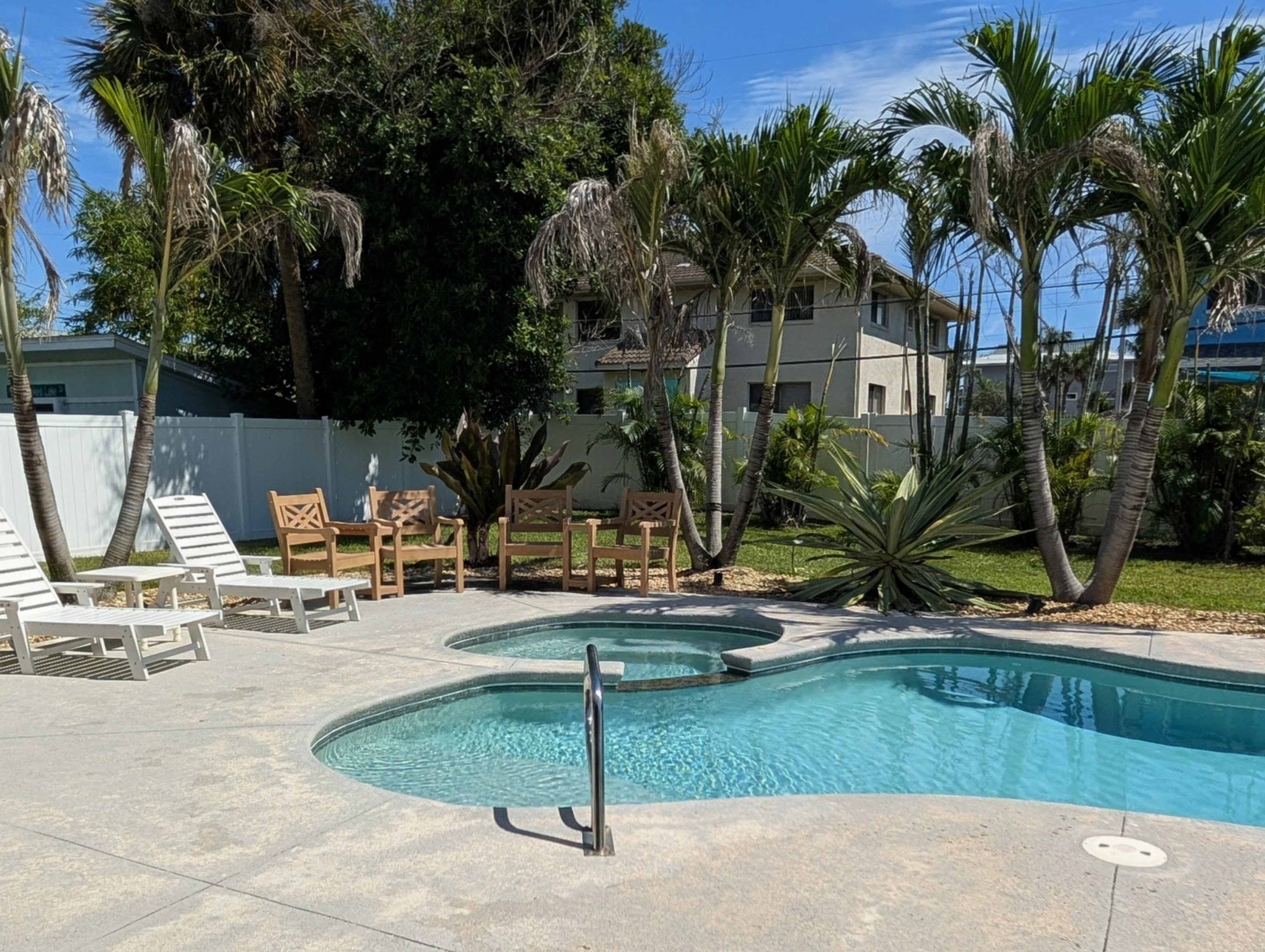 Back yard pool