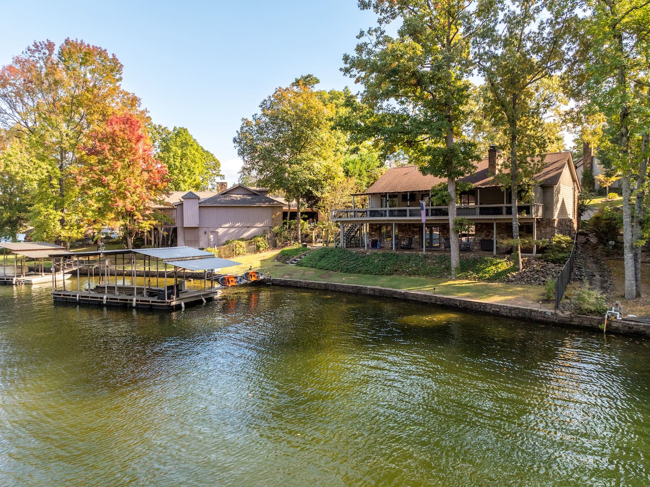 This Cove is Perfect for Swimming, Floating and Kayaking - away from the Boat Traffic on the Main Channel!