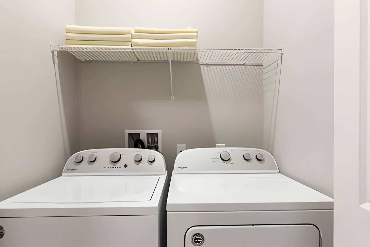 Full washer and dryer available so you can keep clothes ready.