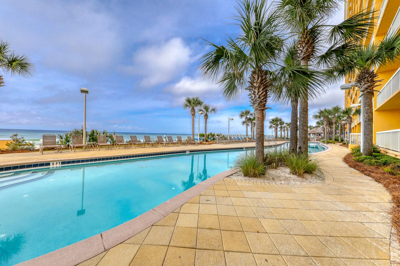 One of two Gulf Front Pools