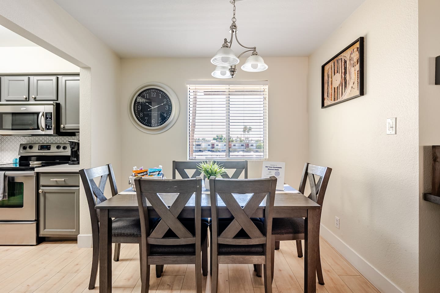 Plenty of room to enjoy a meal or get some last minute work done on your laptop.