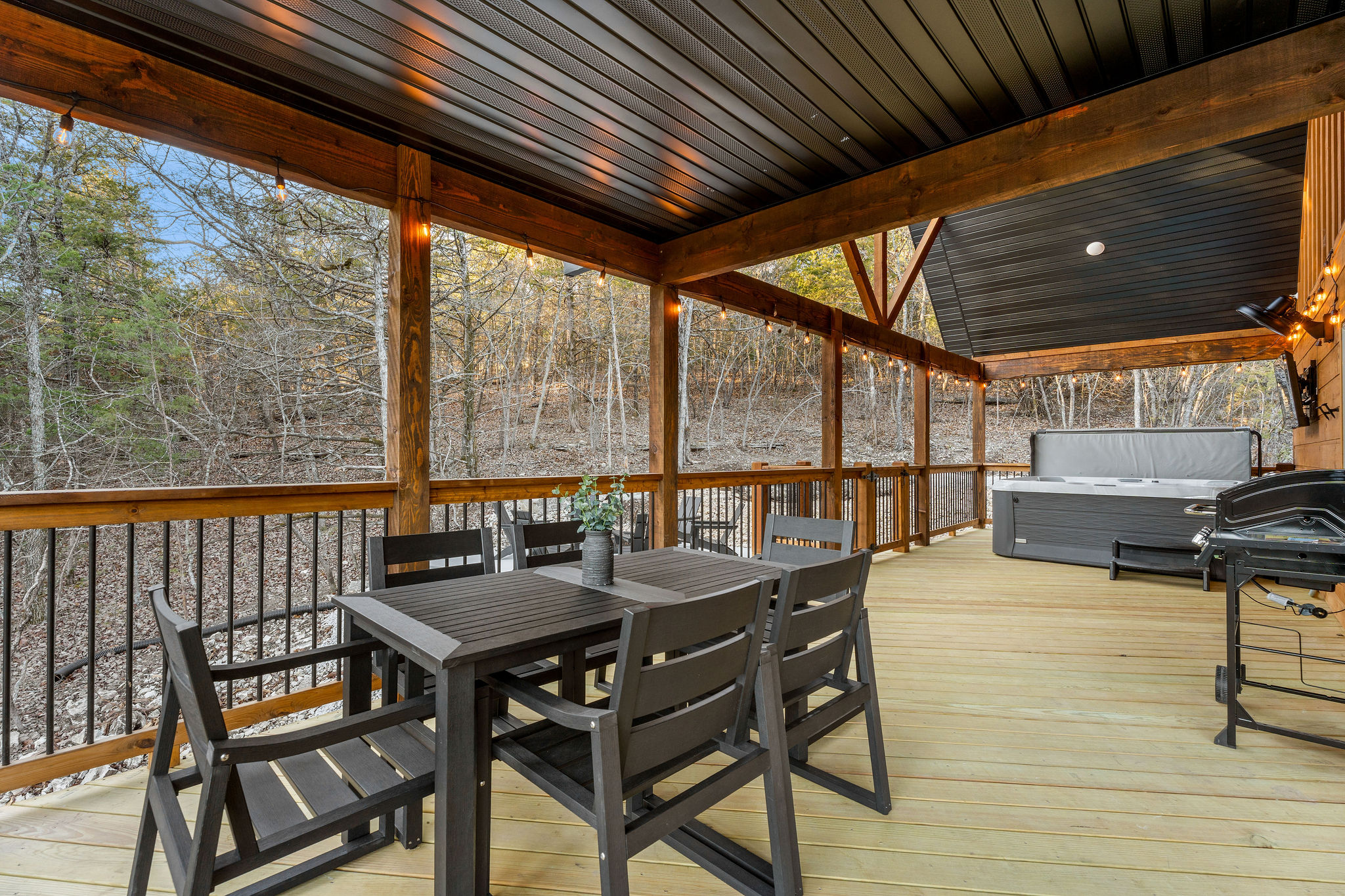 Outdoor dining space with plenty of room to gather.