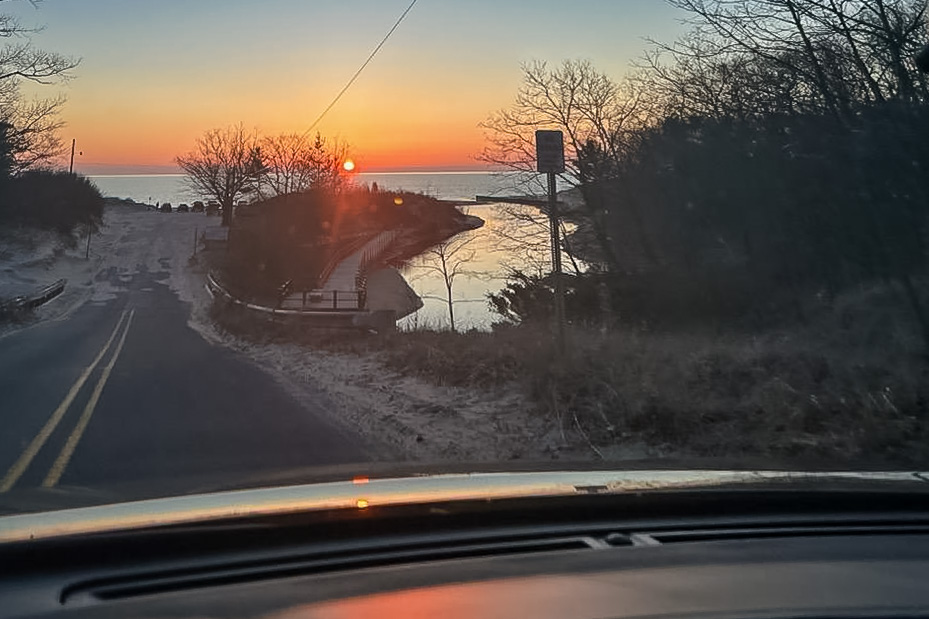 Stony Creek Entering the Beach