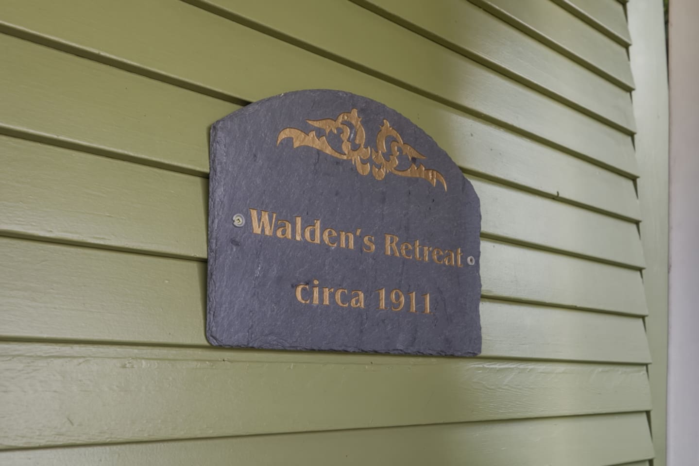 Walden's Retreat was built by Isaac Walden from old growth fir and cedar, starting in the  late 1890s.  Many interesting persons have lived in the home, including Sea Captain Fred Pamphlet. The home is a peaceful oasis surrounded by nature