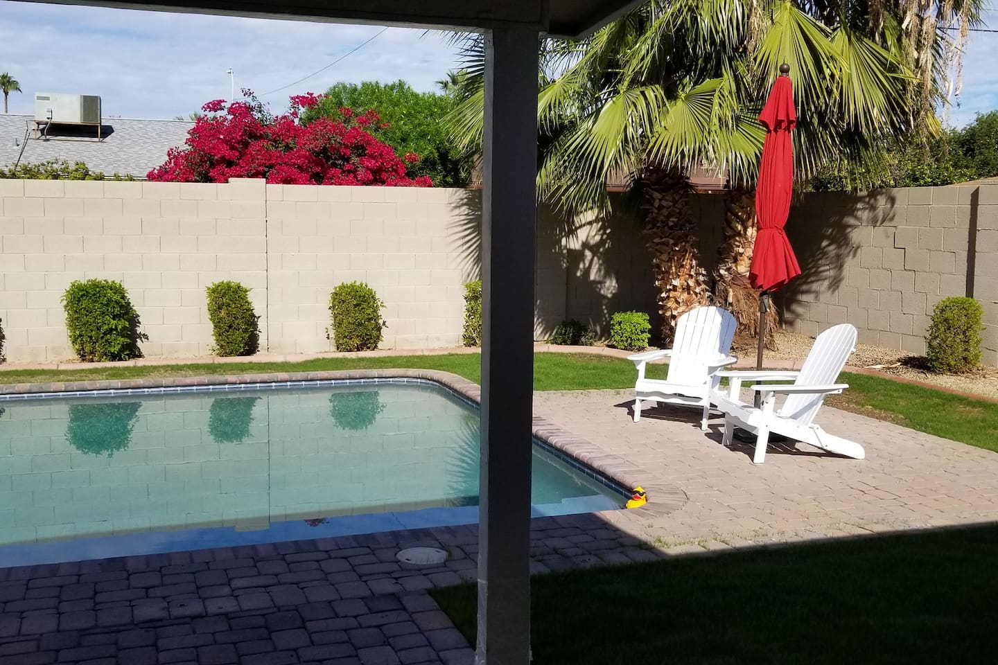Beautiful view even from the kitchen.