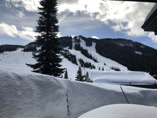 View from outside deck.