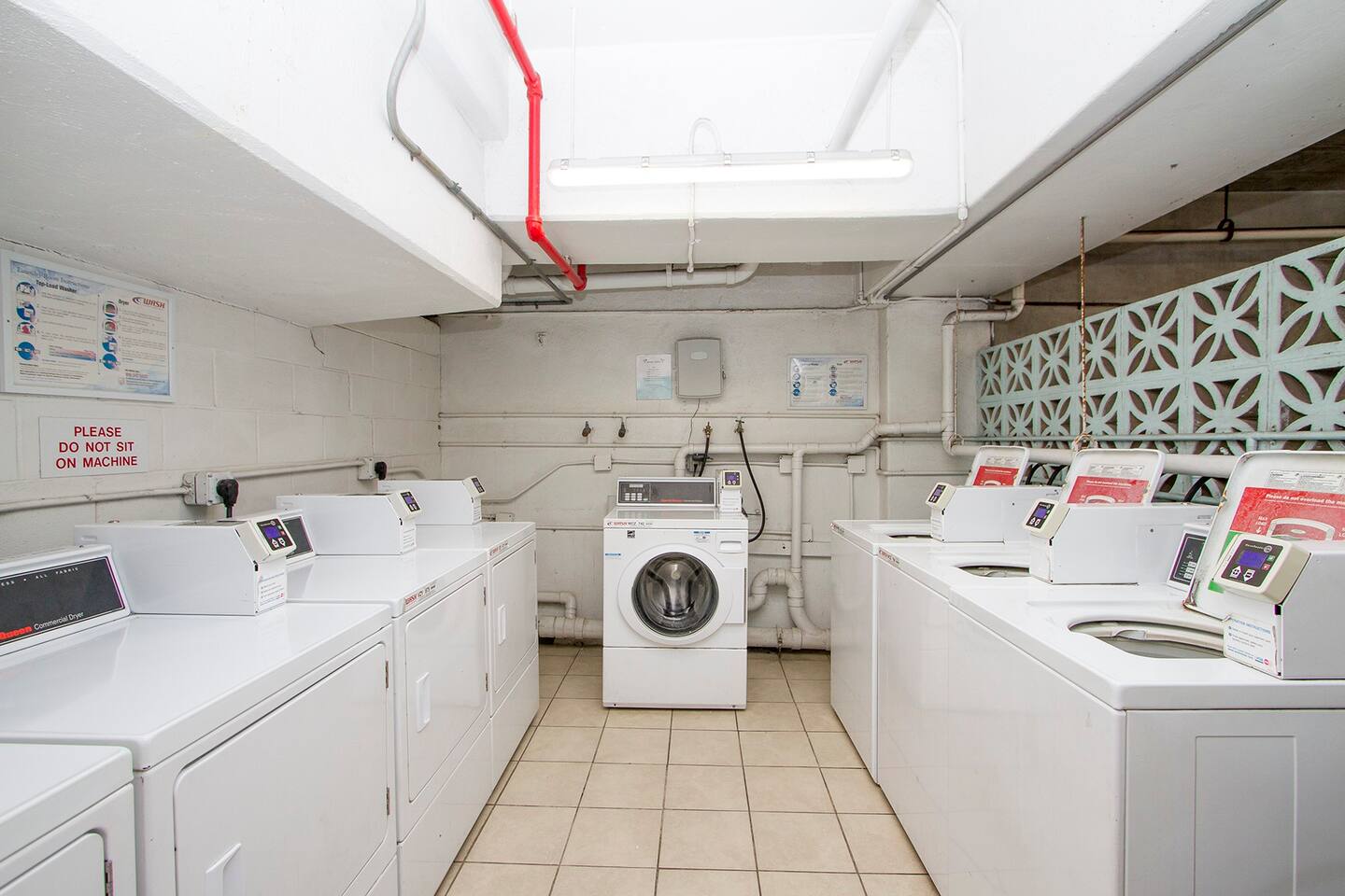 Coin-operated washer and dryers on-site located on the 3rd floor