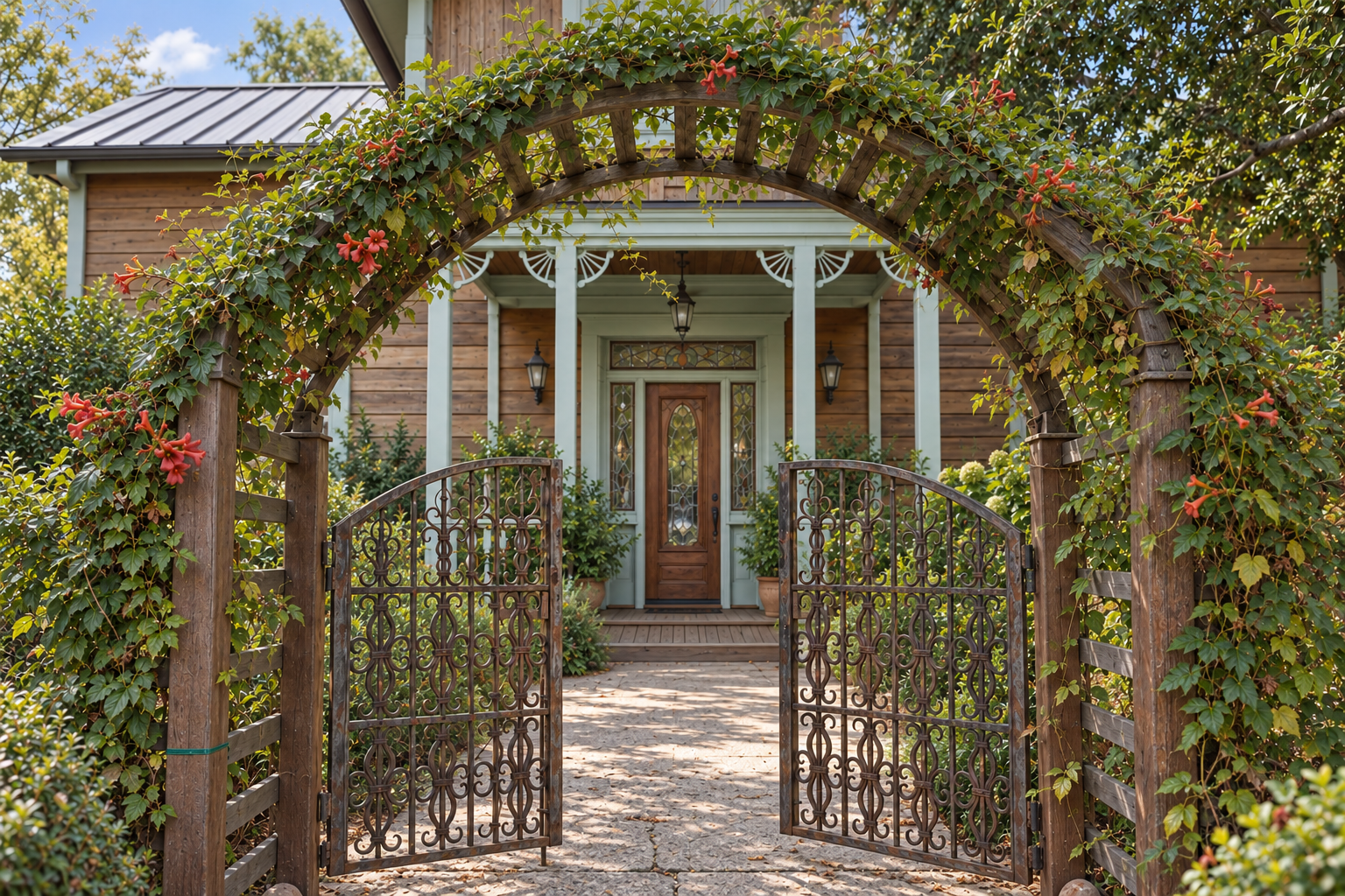 Tucked just off Bell Street, Heritage House gives you the best of both worlds: walk to Los Alamos tasting rooms, restaurants and shops, then return to a private courtyard with covered lounges made for your group to spread out.