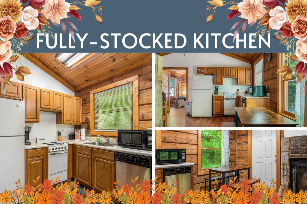 Whip up anything from pancakes to pasta in the fully stocked kitchen