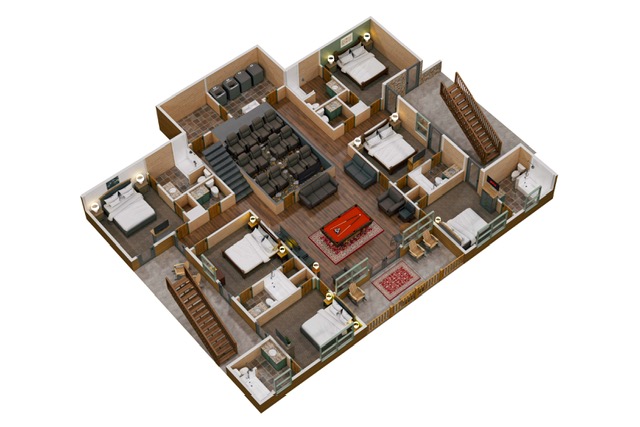 Bottom floor layout