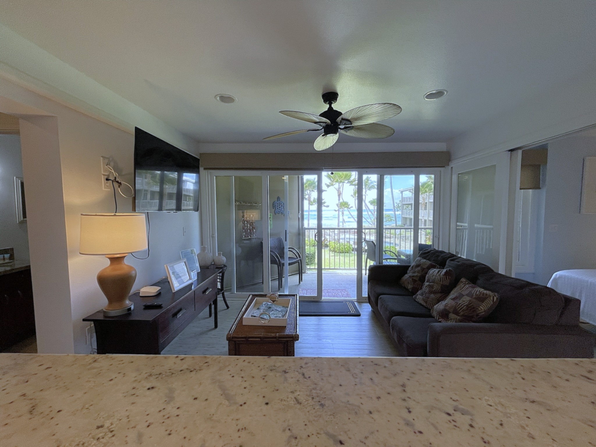 View from kitchen