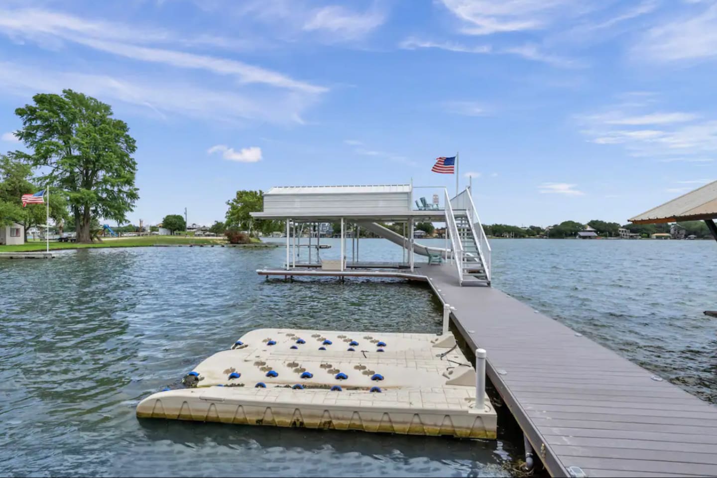 Wave runner floating dock. Available upon request.