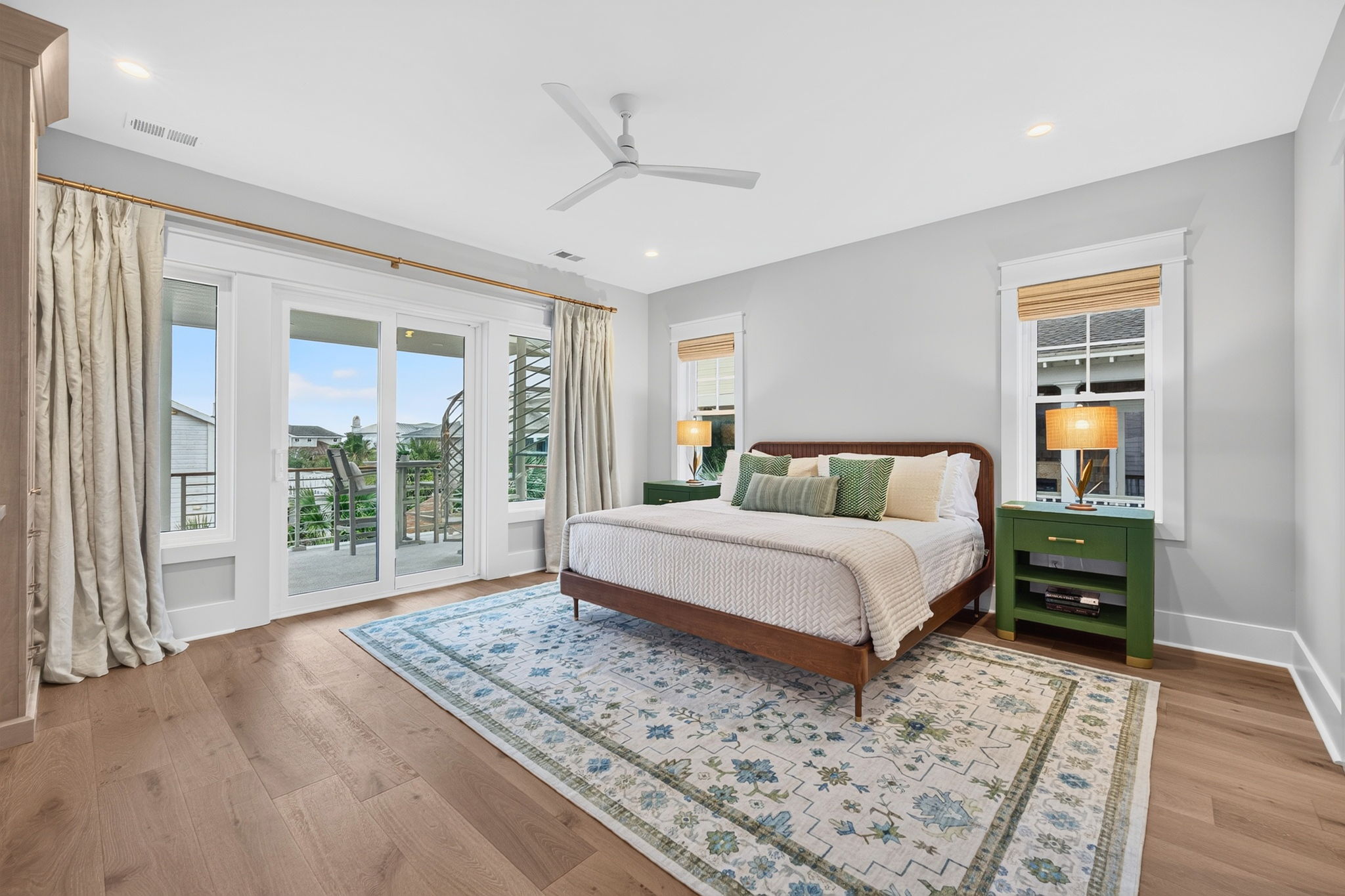 Bedroom 3: King Suite | Tahanan Palms | 3 38th Ave | IOP Escapes