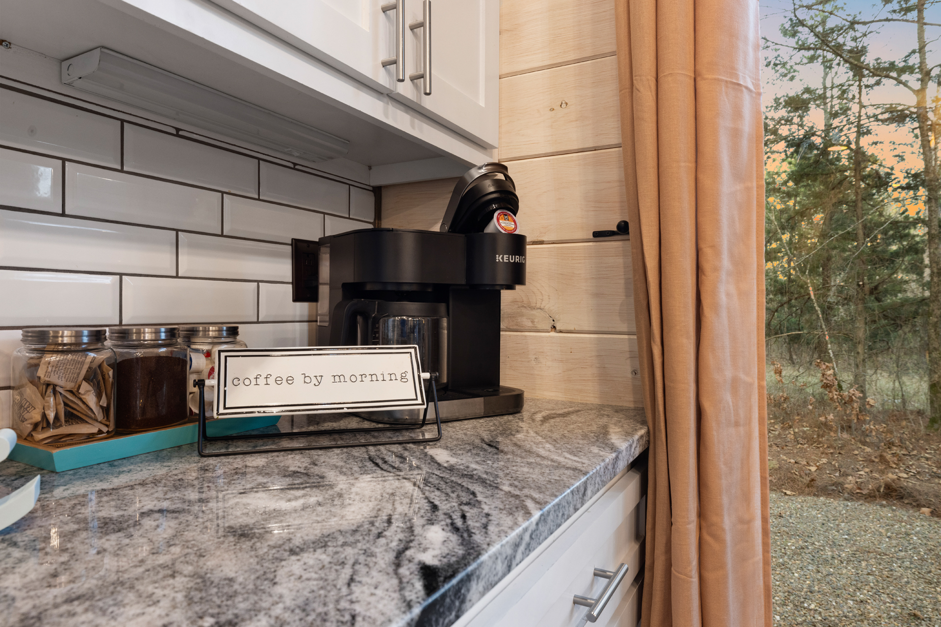 Coffee lovers rejoice ☕ Your perfect morning starts right here, surrounded by quiet forest calm.