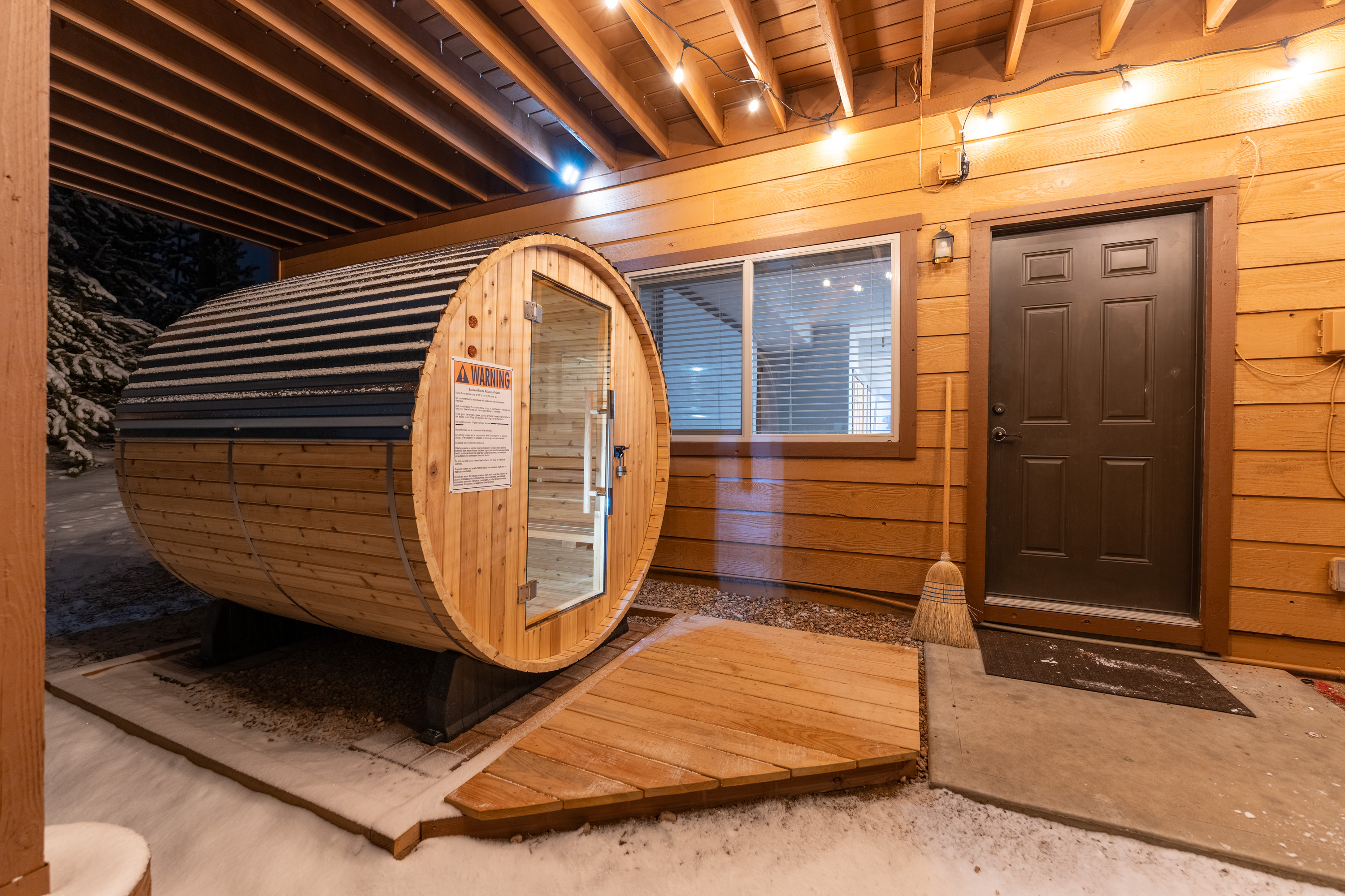 Sauna with Electric Heater