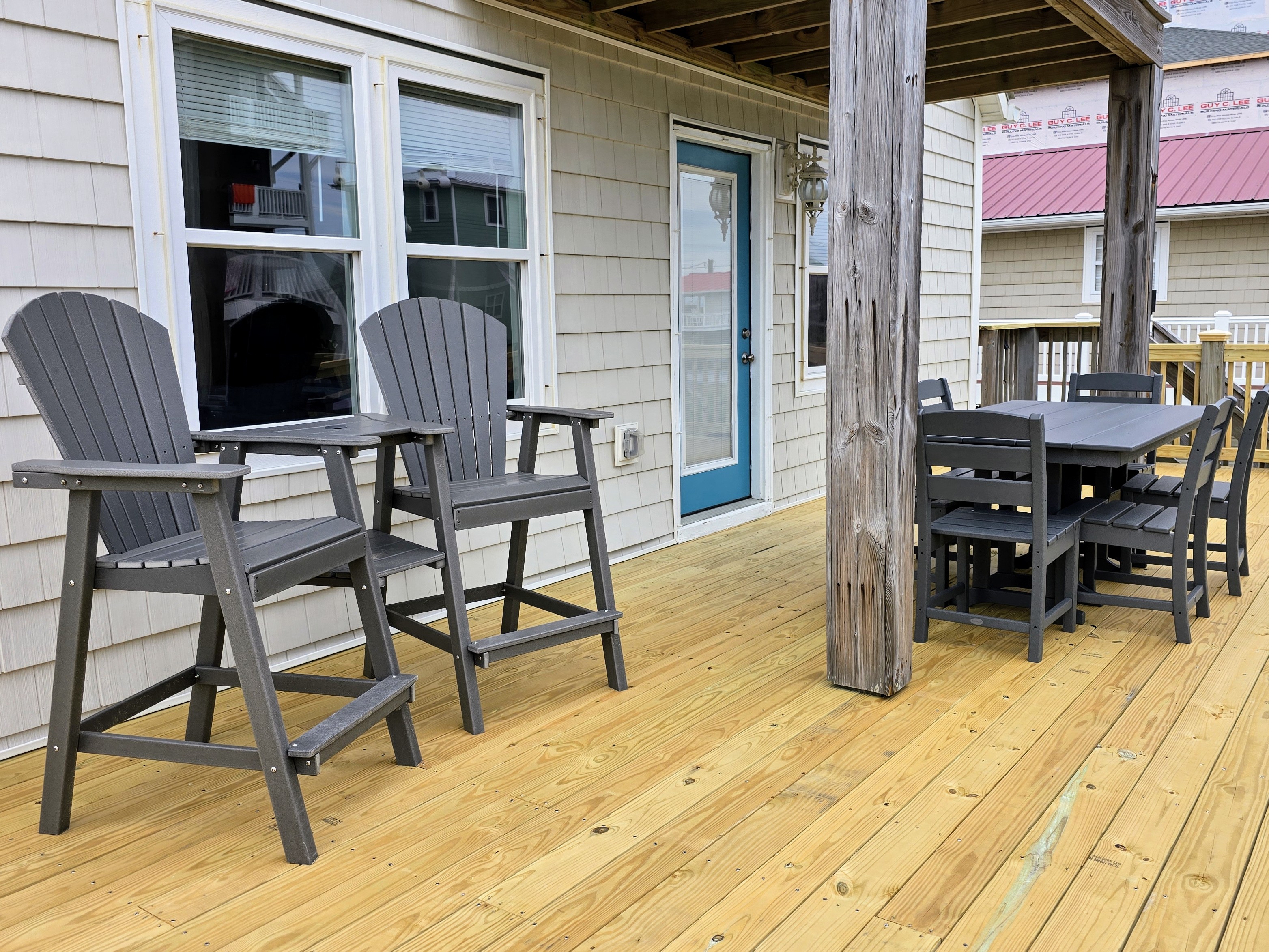 Deck Seating and Dining.