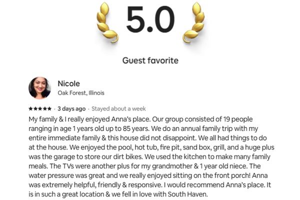 Our guests love the comfort, charm, and unforgettable memories they make during their stay. Come see why they come back!