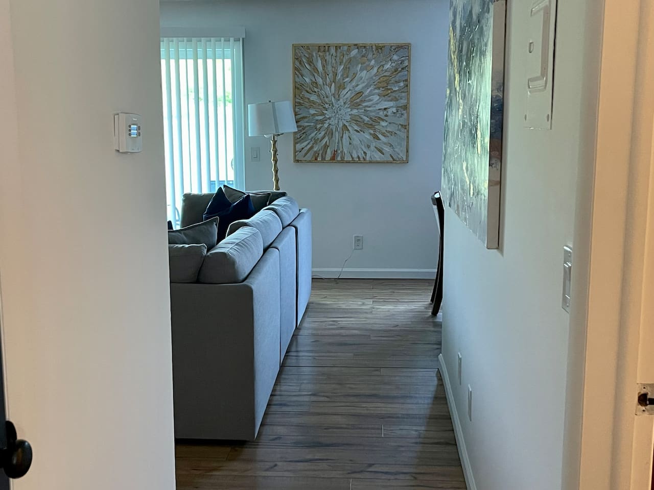 Hallway leaving the bedroom