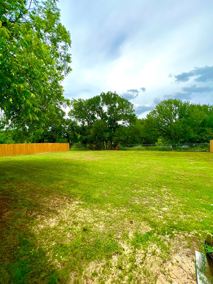 Enjoy the expansive outdoor space, perfect for group activities, relaxation, and connecting with nature.