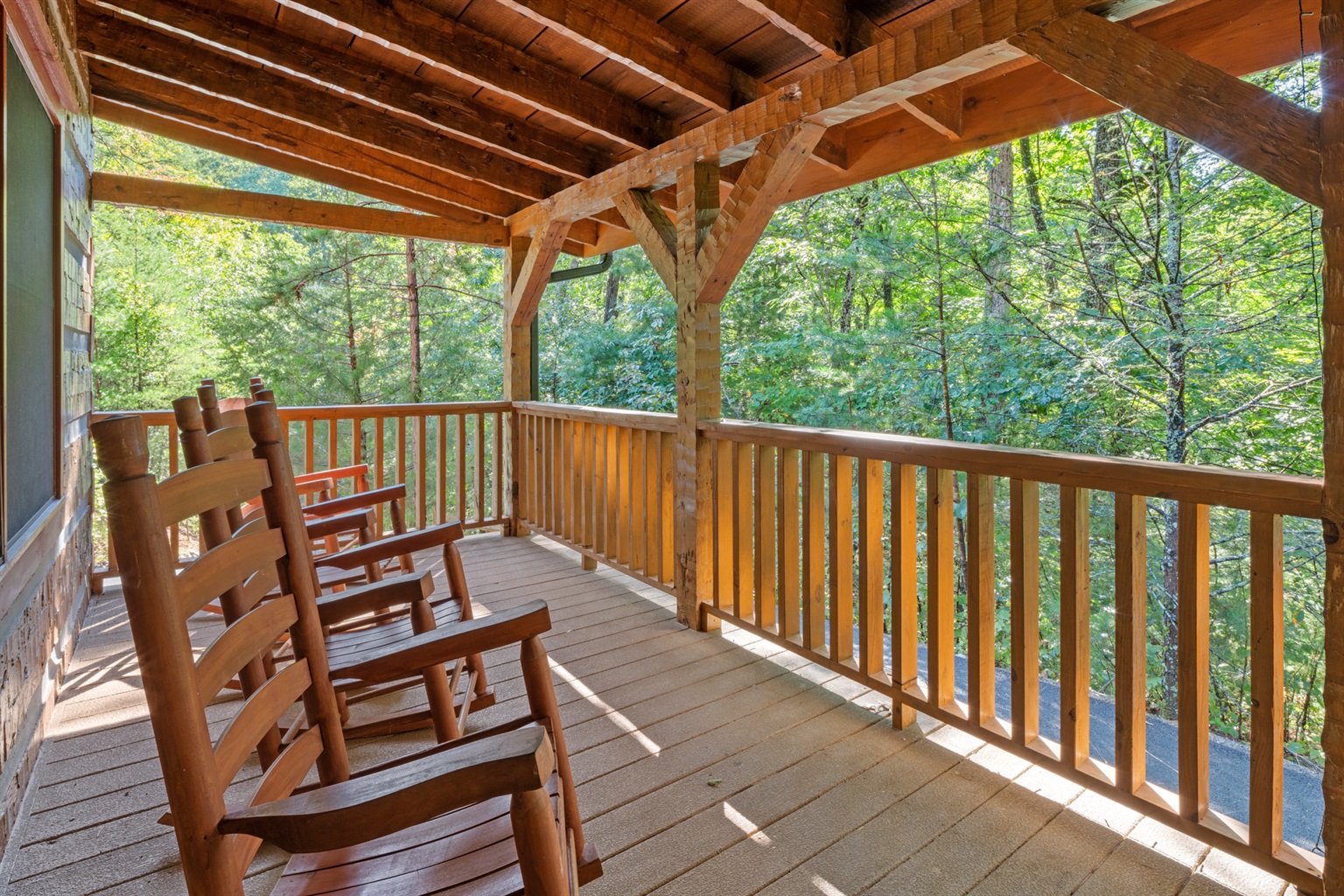 Appalachian escape Inviting front porch