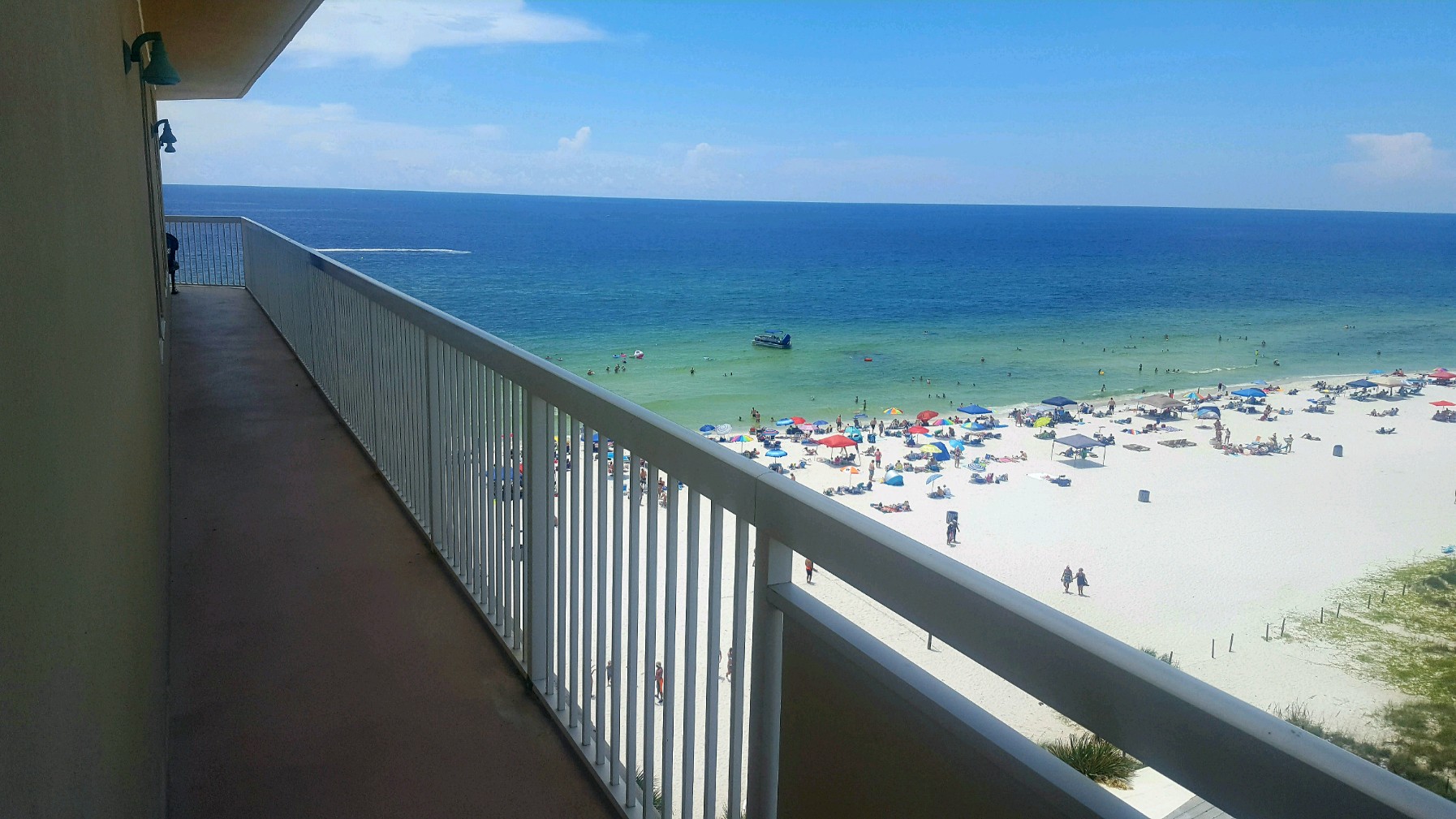 Huge wrap around balcony