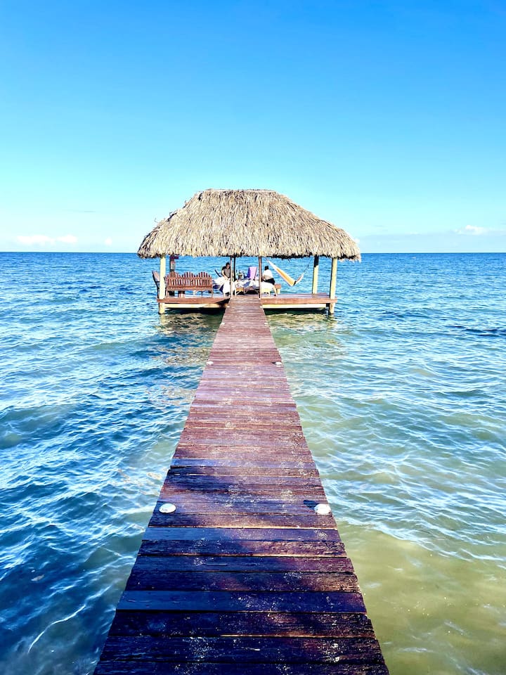 Casa Beya's private over the water pier