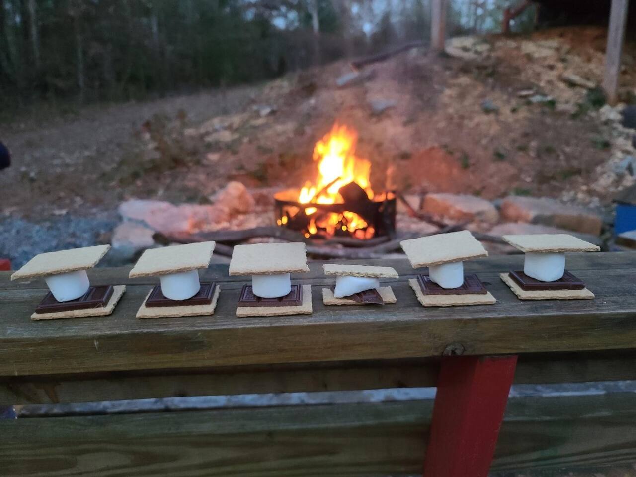 S'mores by the firepit