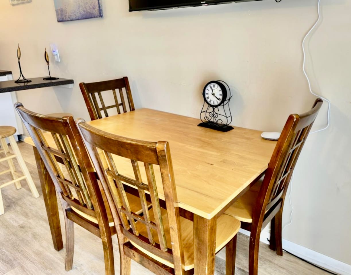 Dining table for four